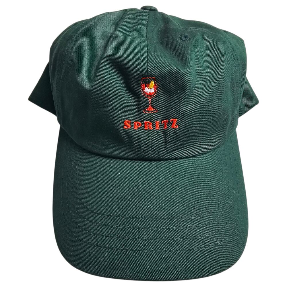 Spritz Cocktail Embroidered Dad Hat Green The Classics Yupoong 100% Cotton Cap